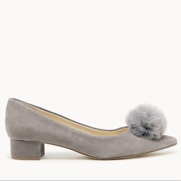 SOLE SOCIETY Mirem Suede Pom Pumps - Picture 3 of 16
